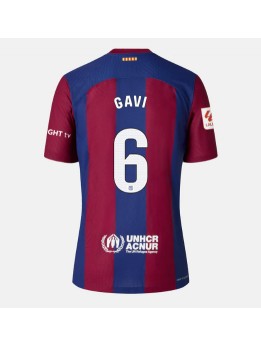 Ženski Nogometna dresi replika Barcelona Paez Gavi #6 Domači 2023-24 Kratek rokav